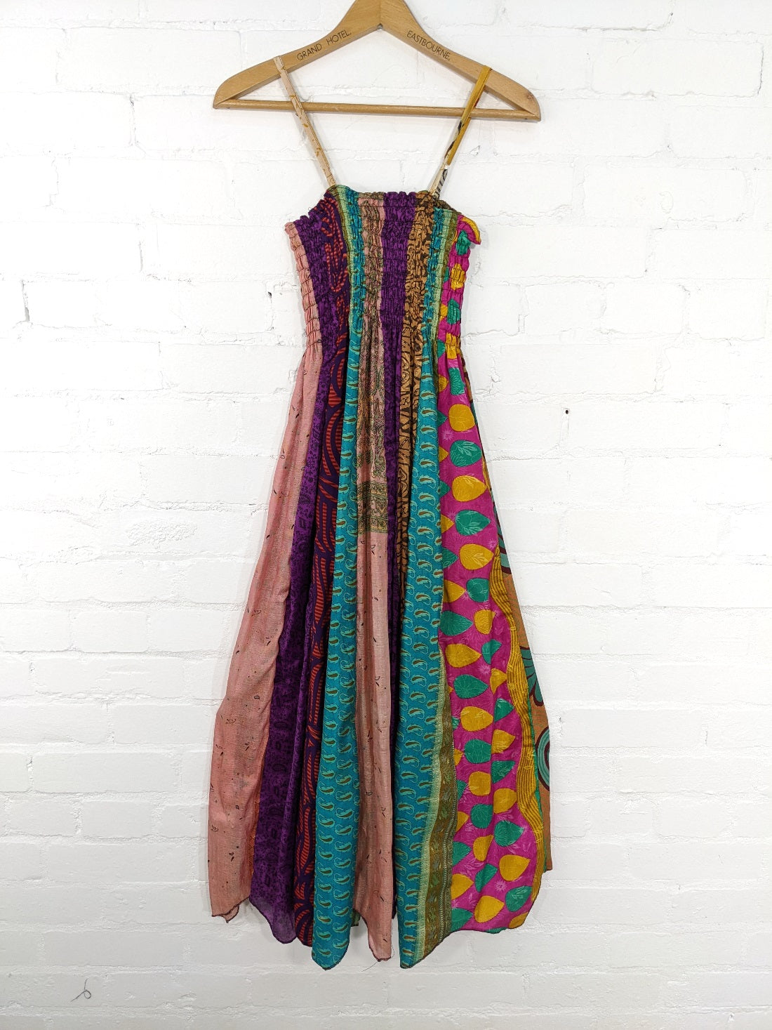 Recycled Sari Patchwork Long Dress
