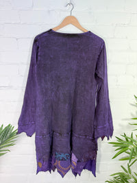 Patch and Point Short Dress