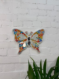 Multicolour Mosaic Butterfly Mirror