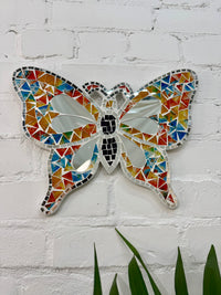 Multicolour Mosaic Butterfly Mirror