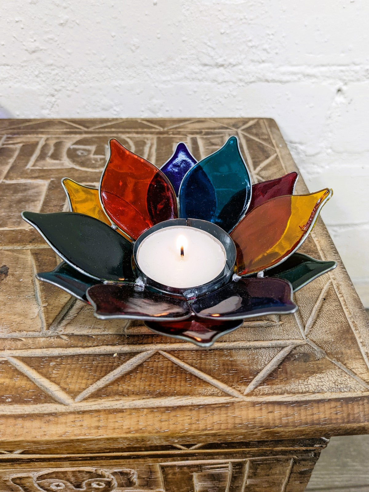 Lotus Shaped Candle Holder