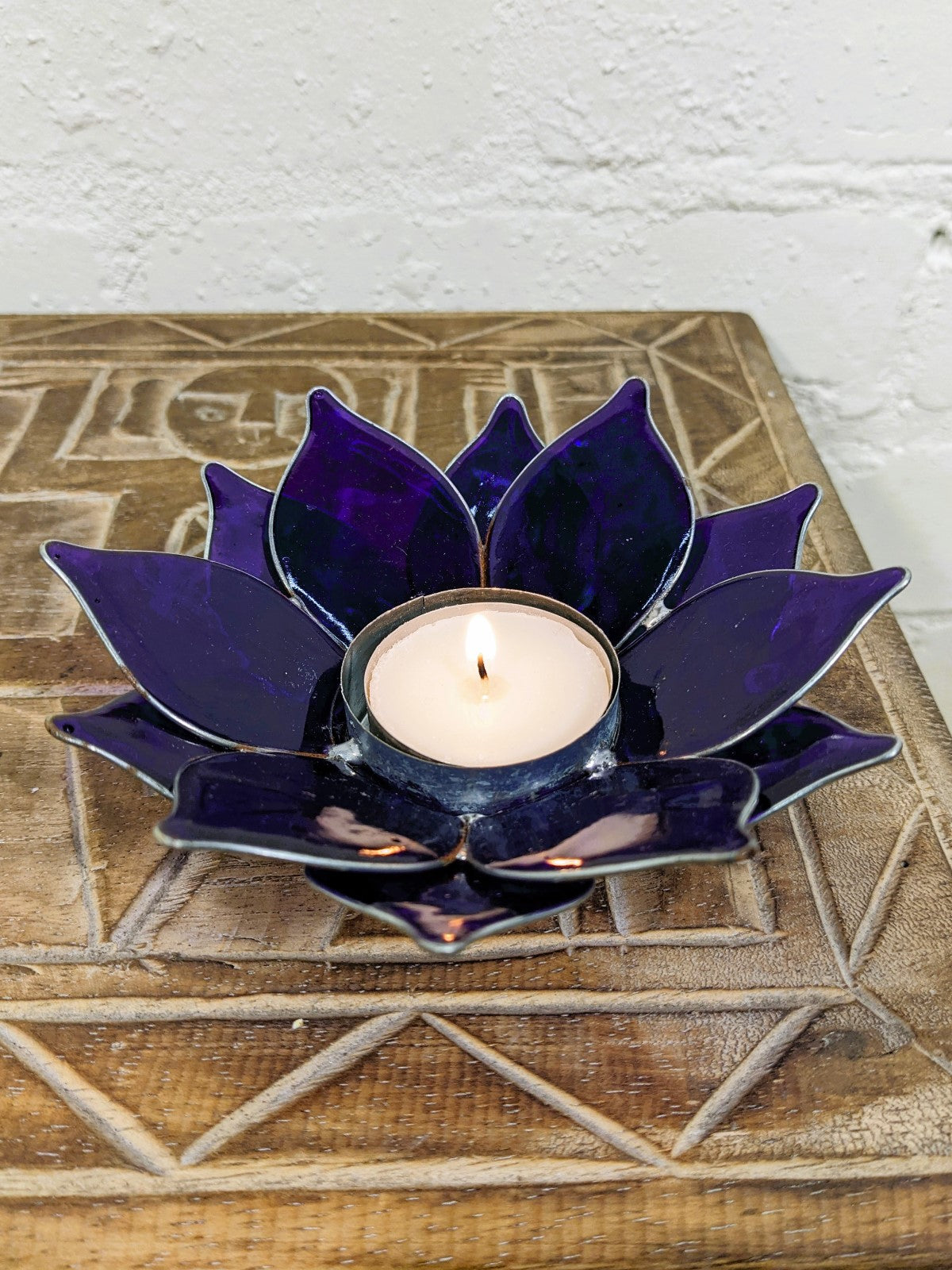 Lotus Shaped Candle Holder