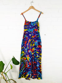 Multi Tie Dye Strappy Jumpsuit