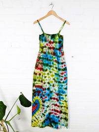 Multi Tie Dye Strappy Jumpsuit