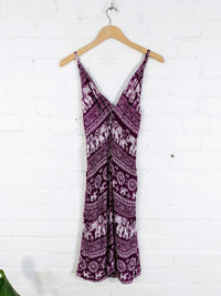 Elephant Print Short Dress