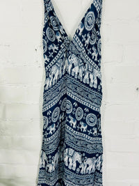 Elephant Print Short Dress