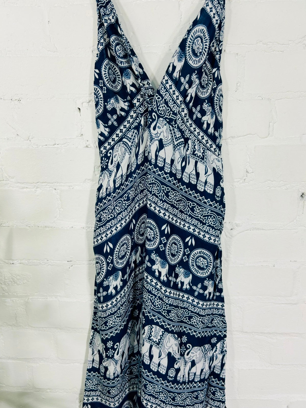 Elephant Print Short Dress