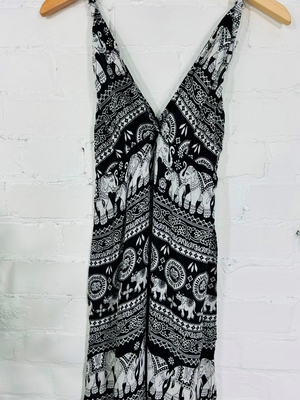 Elephant Print Short Dress