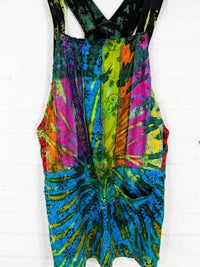 Multi Short Dungaree Dress