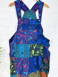Multicolour Short Dungaree Dress