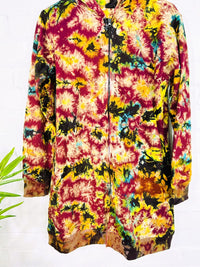 Long Zip Hood Jacket