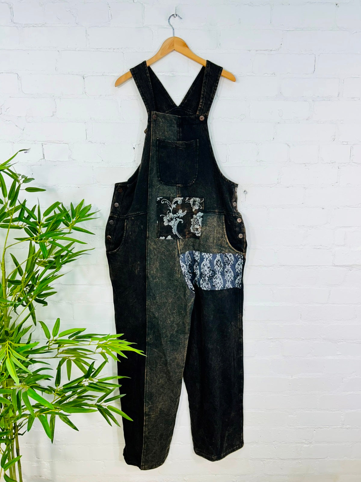 Long Straight Dungarees