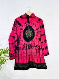 Long Zip Hooded Jacket