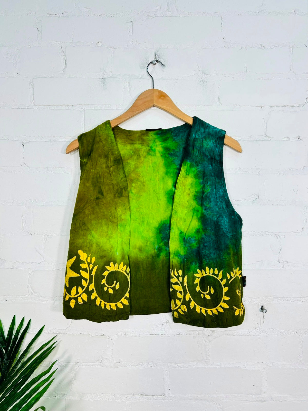 Tie Dye Open Waistcoat