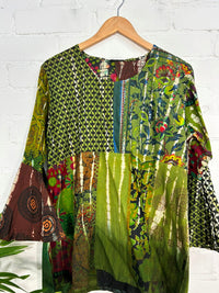 Patchwork Long Sleeve Top