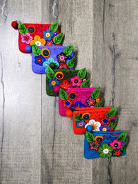 Felt Flower Purse