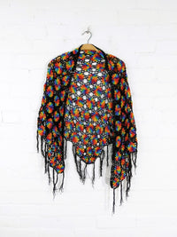 Rainbow Crochet Shawl