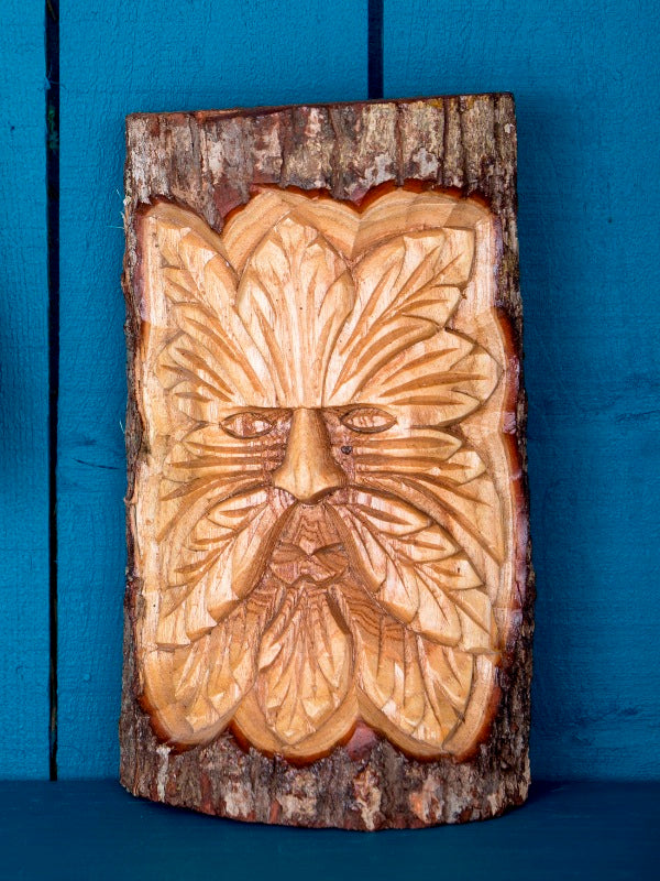 Man Carved Wall Hanger