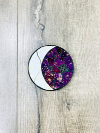 Mosaic Moon Coaster