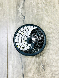 Mosaic Ying Yang Incense Holder