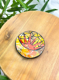 Mosaic Sun Coaster
