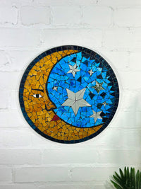 Mosaic Sun Star Wall Hanging