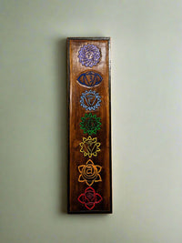Light Long Chakra Wall Plaque