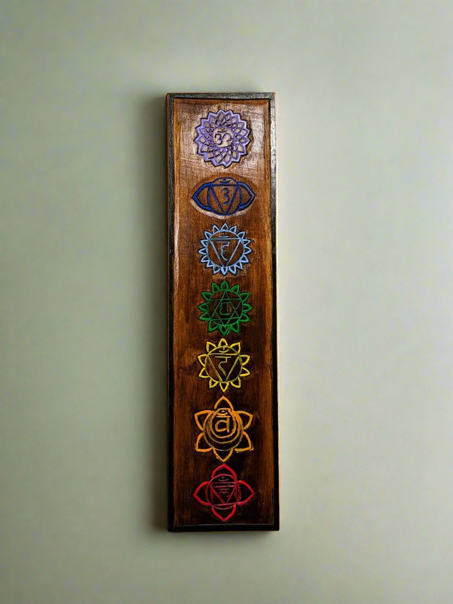 Light Long Chakra Wall Plaque
