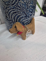 Felt Sausage Dog Keyring
