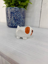Small Wooden Painted Pug