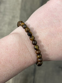 Drawstring Crystal Bead Bracelet