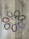 Drawstring Crystal Bead Bracelet