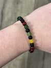 Drawstring Crystal Bead Bracelet