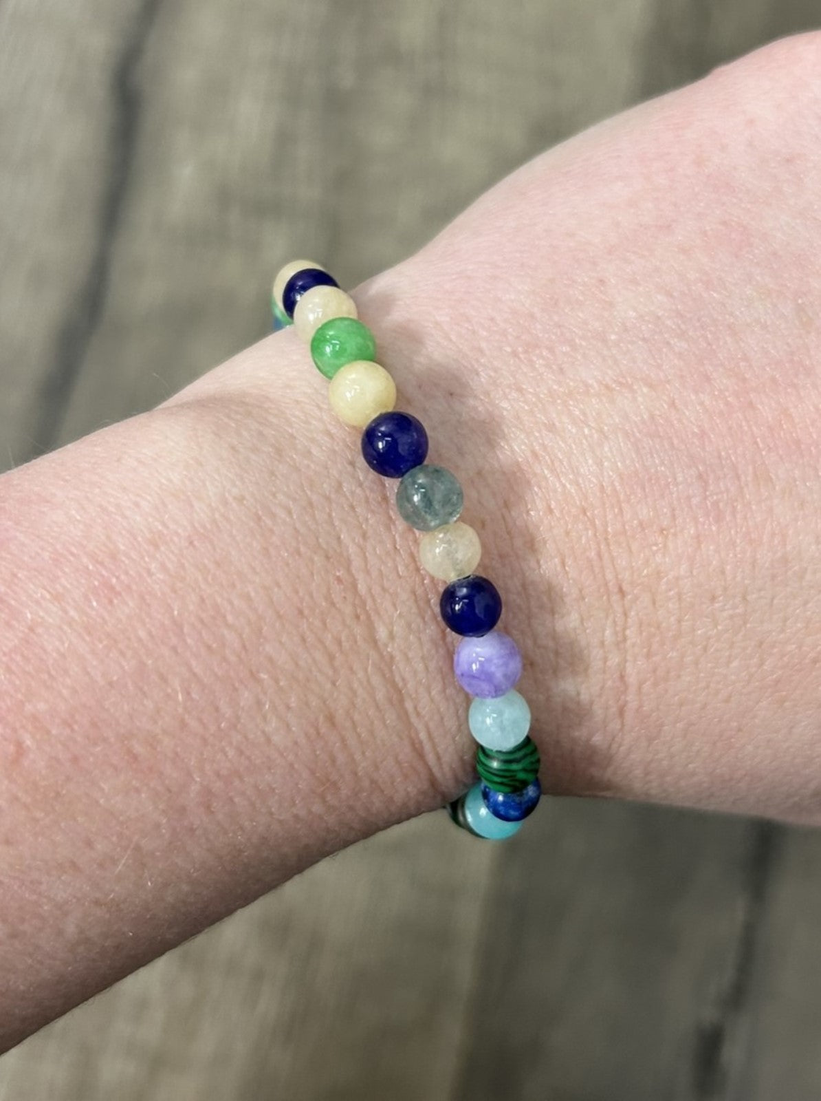 Drawstring Crystal Bead Bracelet