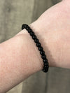 Drawstring Crystal Bead Bracelet