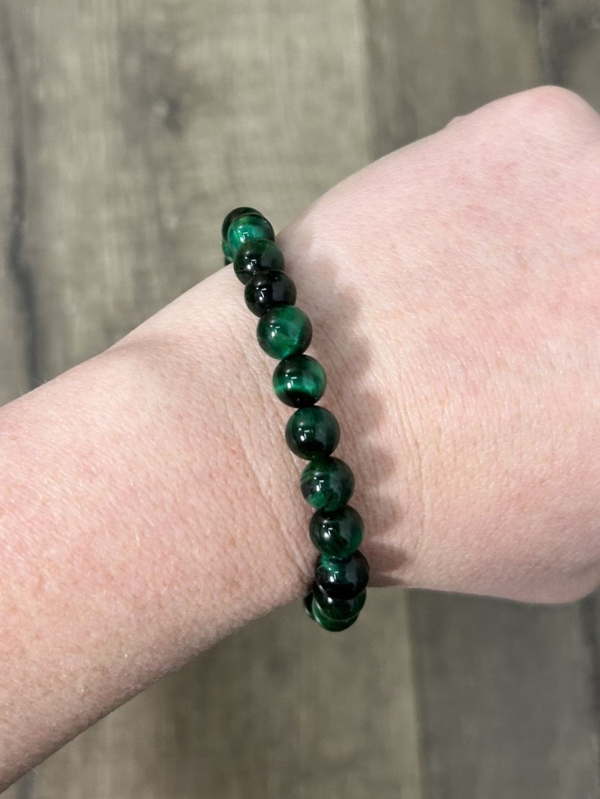Drawstring Chunky Crystal Bead Bracelet