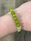 Drawstring Chunky Crystal Bead Bracelet