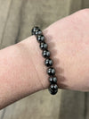 Drawstring Chunky Crystal Bead Bracelet