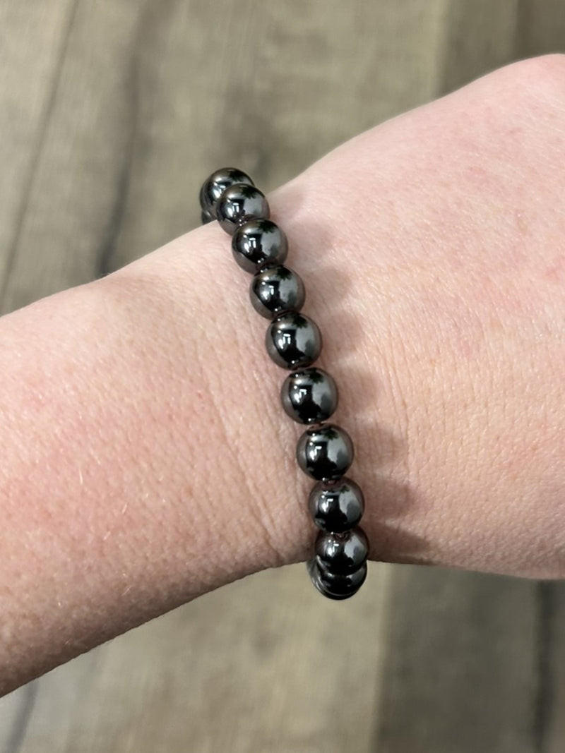 Drawstring Chunky Crystal Bead Bracelet