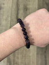 Elasticated Crystal Bead Bracelet