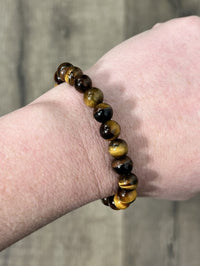 Elasticated Crystal Bead Bracelet