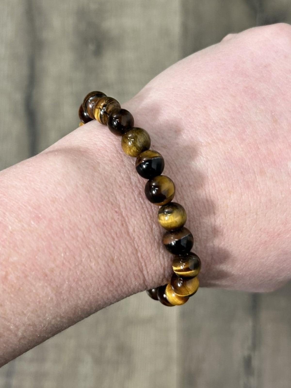 Elasticated Crystal Bead Bracelet