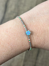 Thin Beaded Bracelet