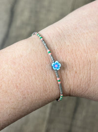 Thin Beaded Bracelet