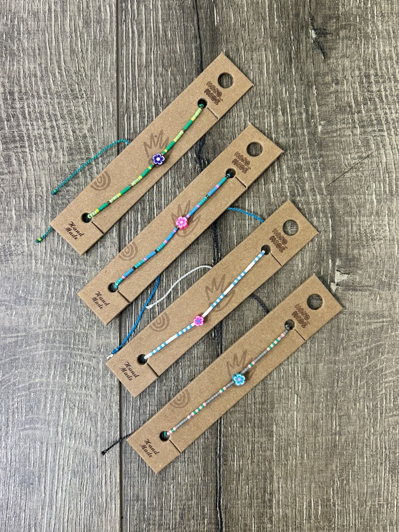 Thin Beaded Bracelet