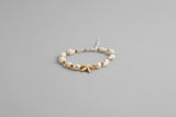 White Shell & Pearl Starfish Bracelet