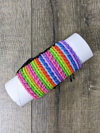 Thin Rainbow Wristbands
