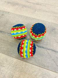 Striped Cotton Juggling Ball