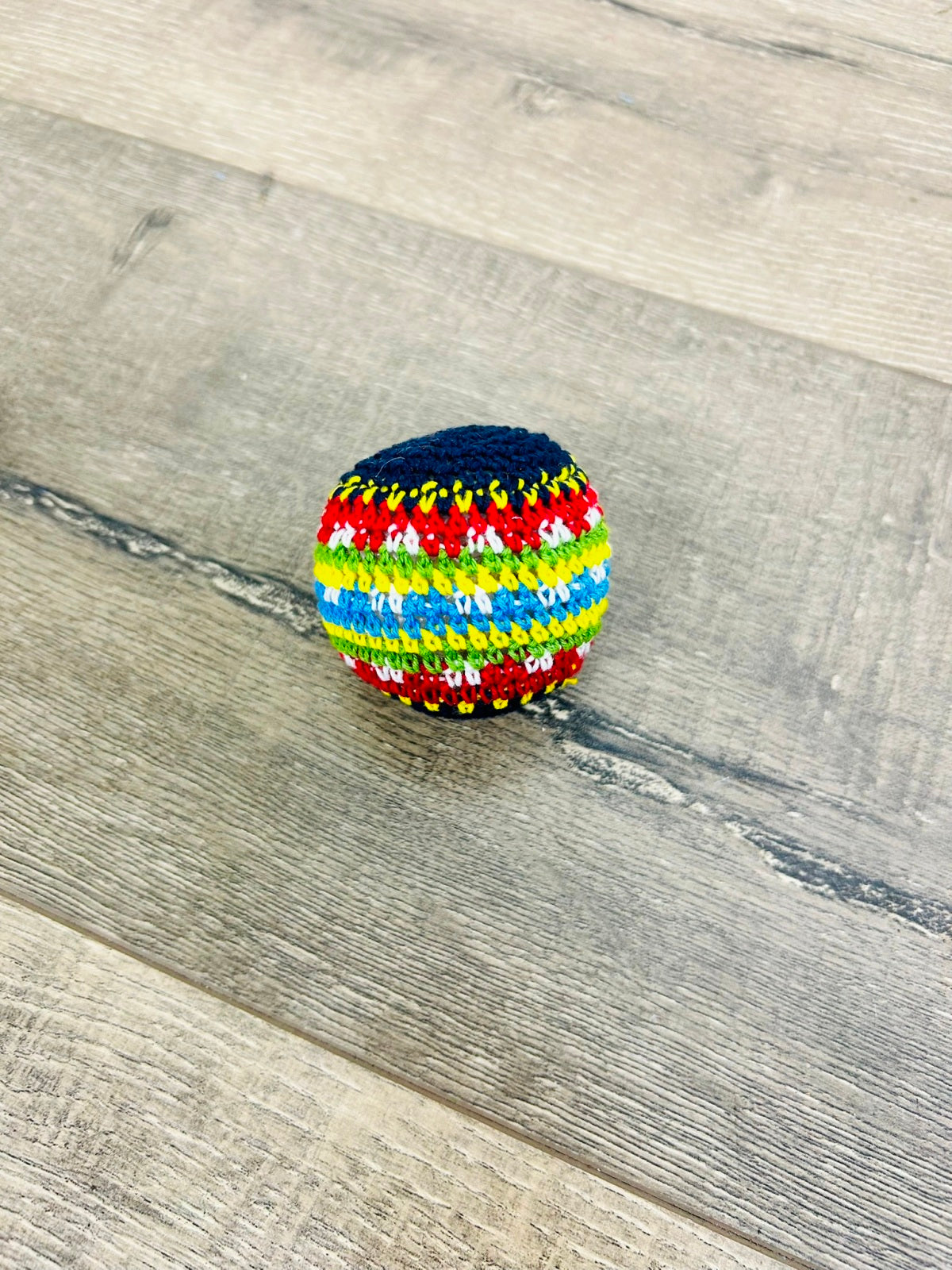 Striped Cotton Juggling Ball
