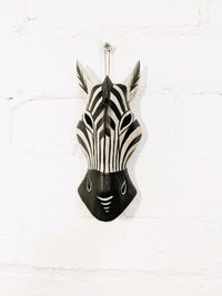 Zebra Mask Wall Hanger